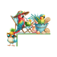 Load image into Gallery viewer, Butterfly Girl Flowers Diamond Art Door Right Angle Sign for Indoor Outdoor Wall