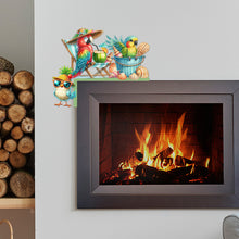 Load image into Gallery viewer, Butterfly Girl Flowers Diamond Art Door Right Angle Sign for Indoor Outdoor Wall