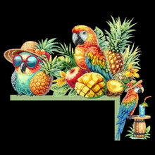 Load image into Gallery viewer, Butterfly Girl Flowers Diamond Art Door Right Angle Sign for Indoor Outdoor Wall