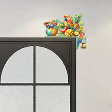 Load image into Gallery viewer, Butterfly Girl Flowers Diamond Art Door Right Angle Sign for Indoor Outdoor Wall