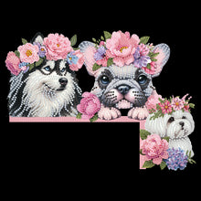 Load image into Gallery viewer, Butterfly Girl Flowers Diamond Art Door Right Angle Sign for Indoor Outdoor Wall