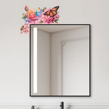 Load image into Gallery viewer, Butterfly Girl Flowers Diamond Art Door Right Angle Sign for Indoor Outdoor Wall