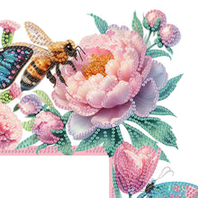 Load image into Gallery viewer, Butterfly Girl Flowers Diamond Art Door Right Angle Sign for Indoor Outdoor Wall