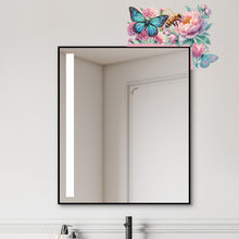 Load image into Gallery viewer, Butterfly Girl Flowers Diamond Art Door Right Angle Sign for Indoor Outdoor Wall