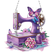 Load image into Gallery viewer, 2 Pcs Sewing Machine Diamond Art Hanging Pendant Diamond Painting Home Decor