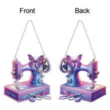 Load image into Gallery viewer, 2 Pcs Sewing Machine Diamond Art Hanging Pendant Diamond Painting Home Decor