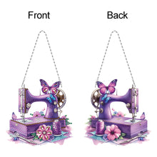 Load image into Gallery viewer, 2 Pcs Sewing Machine Diamond Art Hanging Pendant Diamond Painting Home Decor
