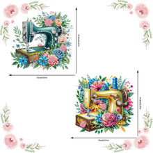 Load image into Gallery viewer, 2 Pcs Sewing Machine Diamond Art Hanging Pendant Diamond Painting Home Decor