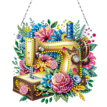 Load image into Gallery viewer, 2 Pcs Sewing Machine Diamond Art Hanging Pendant Diamond Painting Home Decor