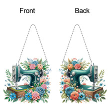 Load image into Gallery viewer, 2 Pcs Sewing Machine Diamond Art Hanging Pendant Diamond Painting Home Decor