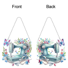 Load image into Gallery viewer, 2 Pcs Sewing Machine Diamond Art Hanging Pendant Diamond Painting Home Decor