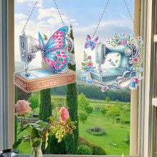 Load image into Gallery viewer, 2 Pcs Sewing Machine Diamond Art Hanging Pendant Diamond Painting Home Decor