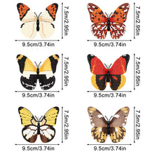 Load image into Gallery viewer, 6Pcs Butterfly DIY Diamond Painting Decorative Stickers Set with Light DIY Gifts
