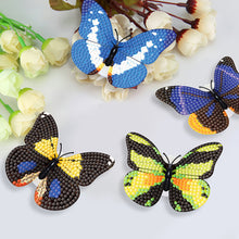 Load image into Gallery viewer, 6Pcs Butterfly DIY Diamond Painting Decorative Stickers Set with Light DIY Gifts