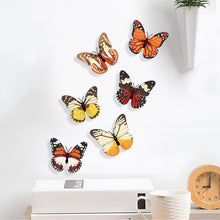 Load image into Gallery viewer, 6Pcs Butterfly DIY Diamond Painting Decorative Stickers Set with Light DIY Gifts