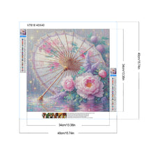 Load image into Gallery viewer, Diamond Painting - Full Round - Peony Flower Oil-Paper Umbrella (40*40CM)
