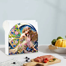 Load image into Gallery viewer, Acrylic DIY 5D Diamond Art Painting Napkin Holder Set Diamond Art Napkin Stand