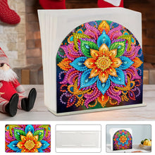Load image into Gallery viewer, Acrylic DIY 5D Diamond Art Painting Napkin Holder Set Diamond Art Napkin Stand