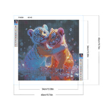Load image into Gallery viewer, Diamond Painting - Full Round - Double Tiger (40*40CM)