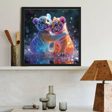 Load image into Gallery viewer, Diamond Painting - Full Round - Double Tiger (40*40CM)
