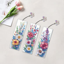 Load image into Gallery viewer, 3Pcs Special Shape Cactus Diamond Art Bookmark with Pendant for Adults Beginners