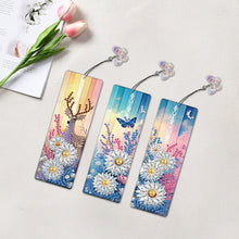 Load image into Gallery viewer, 3Pcs Special Shape Cactus Diamond Art Bookmark with Pendant for Adults Beginners