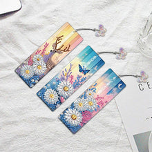 Load image into Gallery viewer, 3Pcs Special Shape Cactus Diamond Art Bookmark with Pendant for Adults Beginners