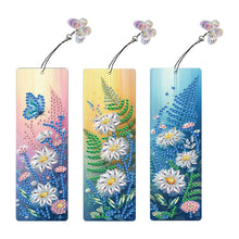 Load image into Gallery viewer, 3Pcs Special Shape Cactus Diamond Art Bookmark with Pendant for Adults Beginners