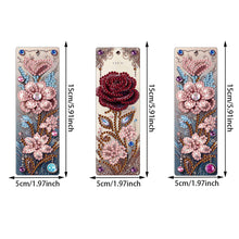 Load image into Gallery viewer, 3Pcs Special Shape Cactus Diamond Art Bookmark with Pendant for Adults Beginners