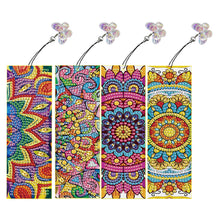 Load image into Gallery viewer, 3Pcs Special Shape Cactus Diamond Art Bookmark with Pendant for Adults Beginners