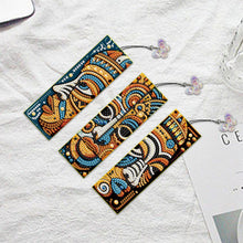 Load image into Gallery viewer, 3Pcs Special Shape Cactus Diamond Art Bookmark with Pendant for Adults Beginners