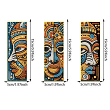 Load image into Gallery viewer, 3Pcs Special Shape Cactus Diamond Art Bookmark with Pendant for Adults Beginners