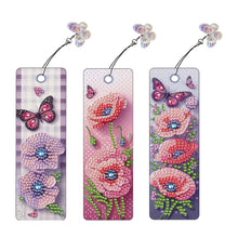 Load image into Gallery viewer, 3Pcs Special Shape Cactus Diamond Art Bookmark with Pendant for Adults Beginners