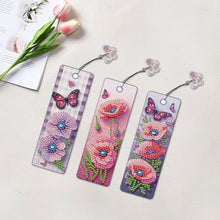 Load image into Gallery viewer, 3Pcs Special Shape Cactus Diamond Art Bookmark with Pendant for Adults Beginners