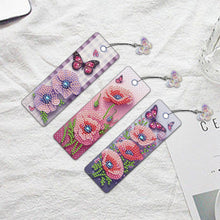 Load image into Gallery viewer, 3Pcs Special Shape Cactus Diamond Art Bookmark with Pendant for Adults Beginners