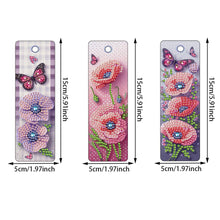 Load image into Gallery viewer, 3Pcs Special Shape Cactus Diamond Art Bookmark with Pendant for Adults Beginners