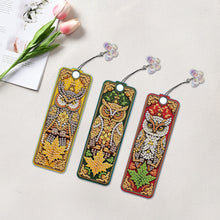 Load image into Gallery viewer, 3Pcs Special Shape Cactus Diamond Art Bookmark with Pendant for Adults Beginners