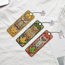 Load image into Gallery viewer, 3Pcs Special Shape Cactus Diamond Art Bookmark with Pendant for Adults Beginners
