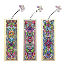 Load image into Gallery viewer, 3Pcs Special Shape Cactus Diamond Art Bookmark with Pendant for Adults Beginners