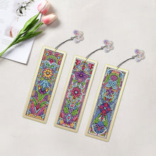 Load image into Gallery viewer, 3Pcs Special Shape Cactus Diamond Art Bookmark with Pendant for Adults Beginners
