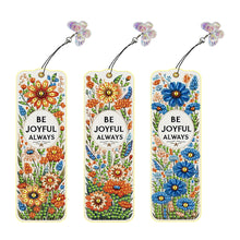 Load image into Gallery viewer, 3Pcs Special Shape Cactus Diamond Art Bookmark with Pendant for Adults Beginners