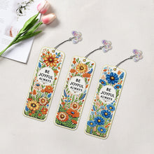 Load image into Gallery viewer, 3Pcs Special Shape Cactus Diamond Art Bookmark with Pendant for Adults Beginners