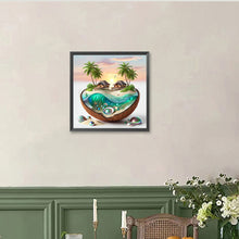 Load image into Gallery viewer, Diamond Painting - Full Round - Coconut Beach (40*40CM)