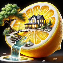 Load image into Gallery viewer, Diamond Painting - Full Round - Lemon Hut (40*40CM)