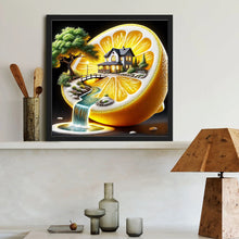 Load image into Gallery viewer, Diamond Painting - Full Round - Lemon Hut (40*40CM)
