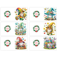 Load image into Gallery viewer, 6pcs Diamond Painting Greeting Cards DIY Diamond Art Cards Handmade Arts Crafts