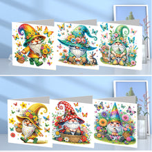 Load image into Gallery viewer, 6pcs Diamond Painting Greeting Cards DIY Diamond Art Cards Handmade Arts Crafts