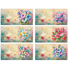 Load image into Gallery viewer, 6pcs Diamond Painting Greeting Cards DIY Diamond Art Cards Handmade Arts Crafts