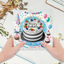 Load image into Gallery viewer, 6pcs Diamond Painting Greeting Cards DIY Diamond Art Cards Handmade Arts Crafts