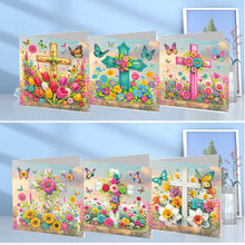 Load image into Gallery viewer, 6pcs Diamond Painting Greeting Cards DIY Diamond Art Cards Handmade Arts Crafts